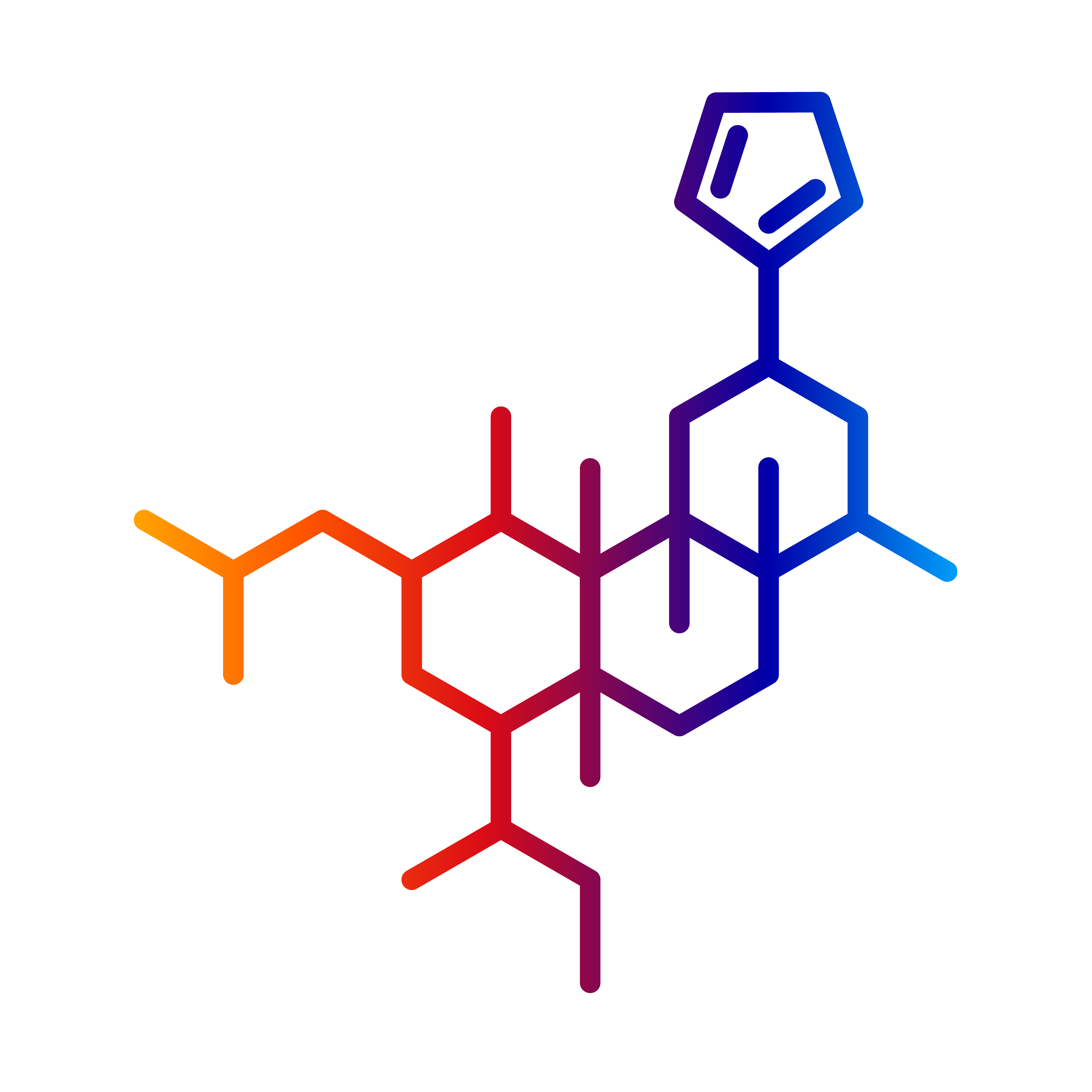 salvia molecule color