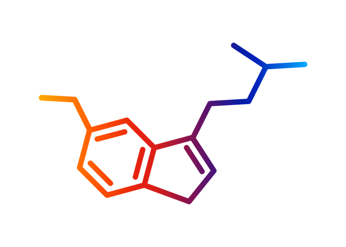 5-meo-dmt color molecule