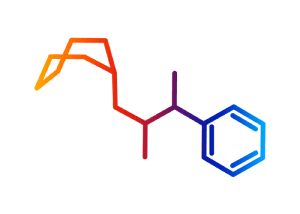 Datura chemical structure graphic - color