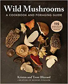 wild mushrooms cookbook and foraging guide book cover
