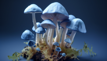 blue meanie panaeolus cyanescens mushrooms