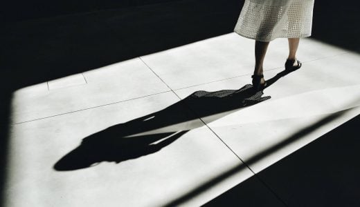 woman's shadow